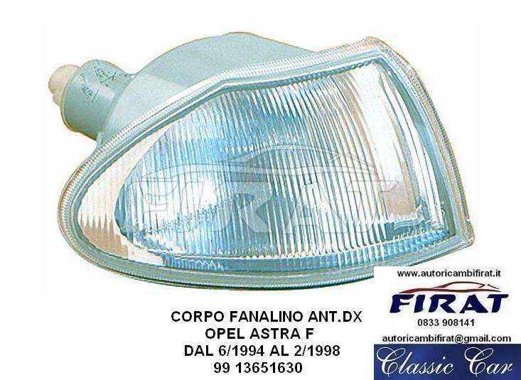 FANALINO OPEL ASTRA F 91 - 94 ANT.DX BIANCO